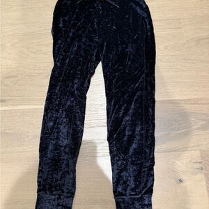 Black Velvet Joggers
